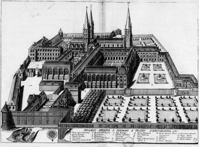 Tavola del 1687, che mostra l